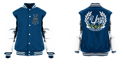 Tic Tac Yay Monogram Logo Varsity Jacket