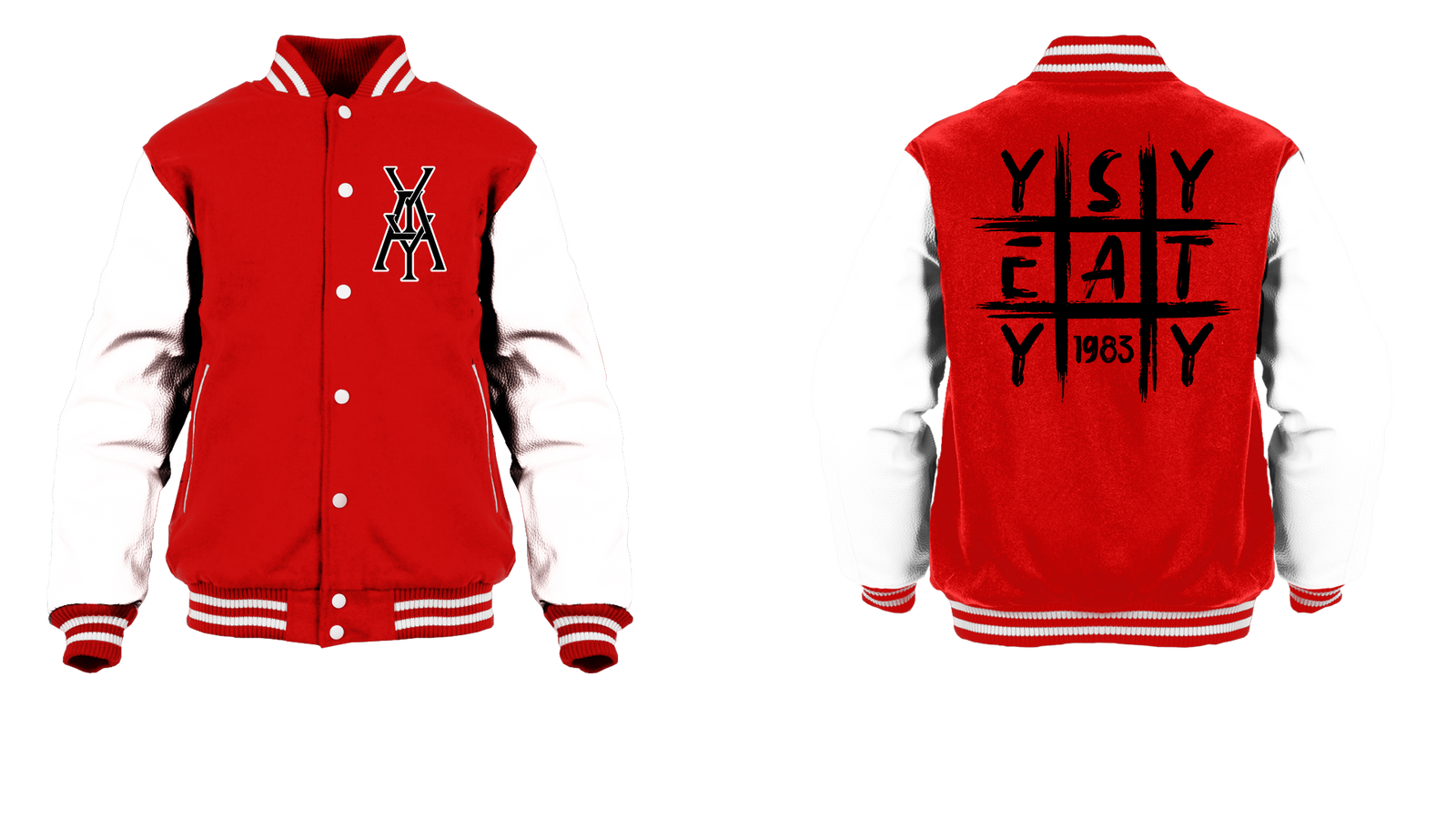 Tic Tac Yay Monogram Logo Varsity Jacket