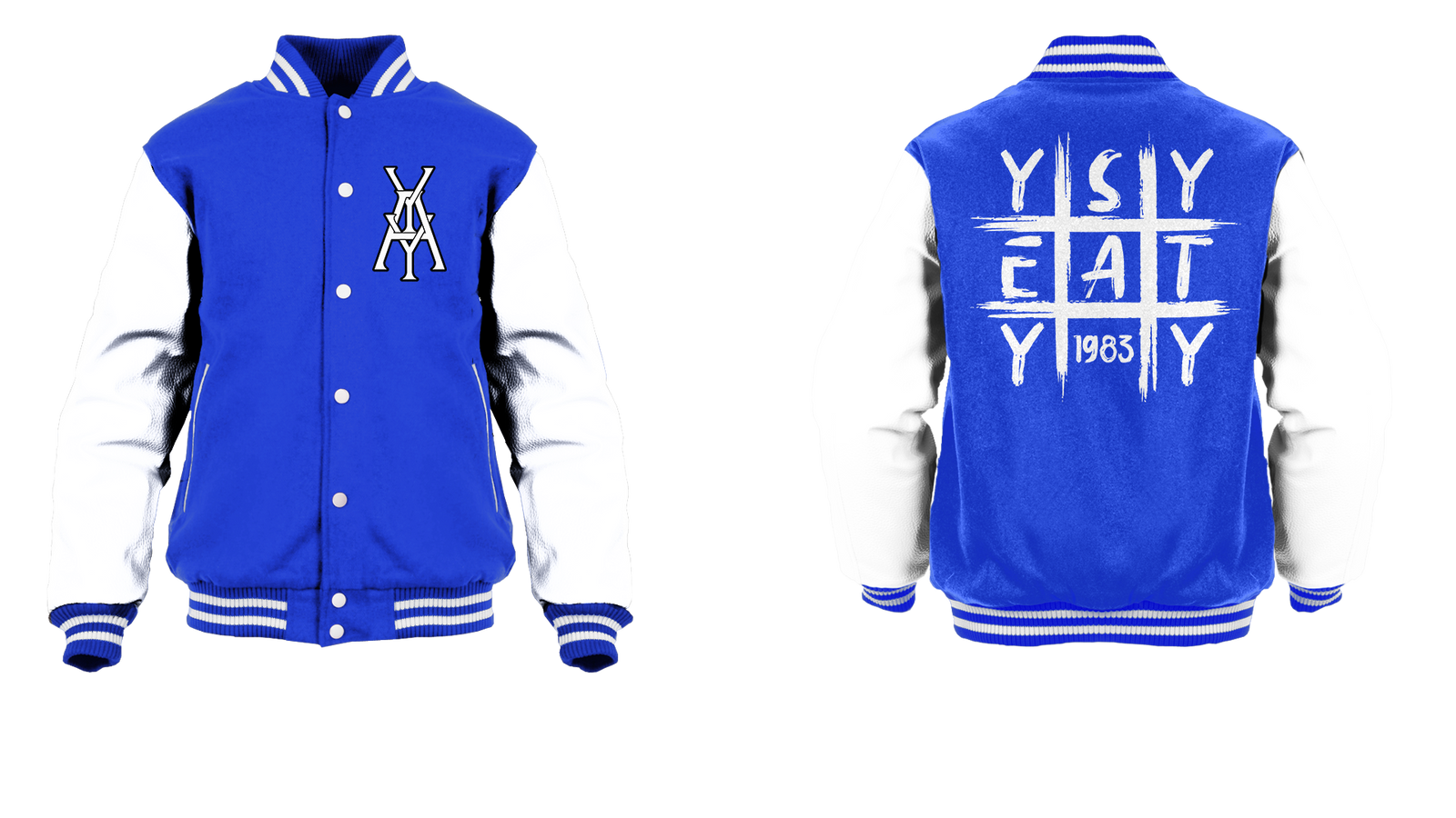 Tic Tac Yay Monogram Logo Varsity Jacket