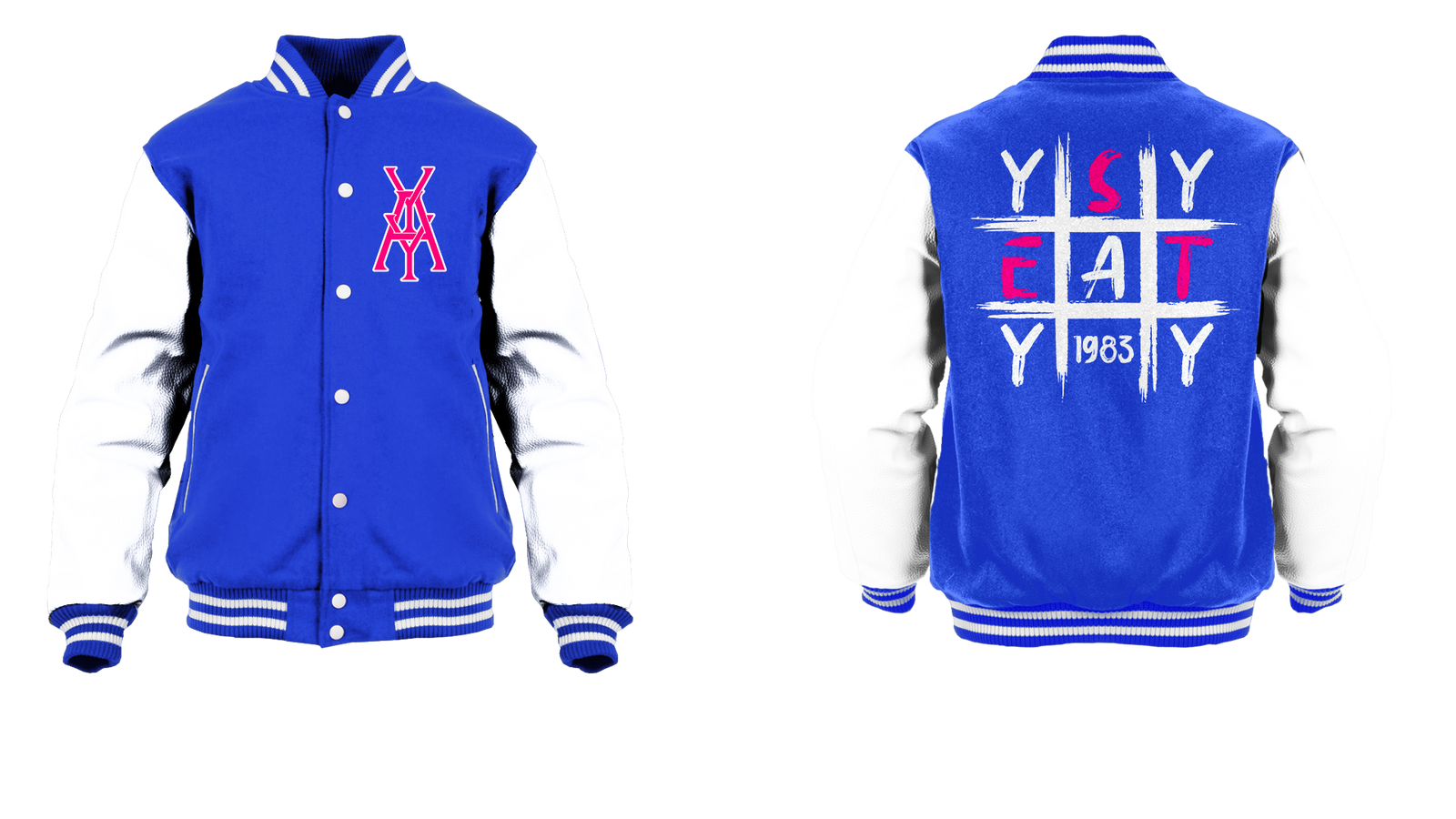 Tic Tac Yay Monogram Logo Varsity Jacket