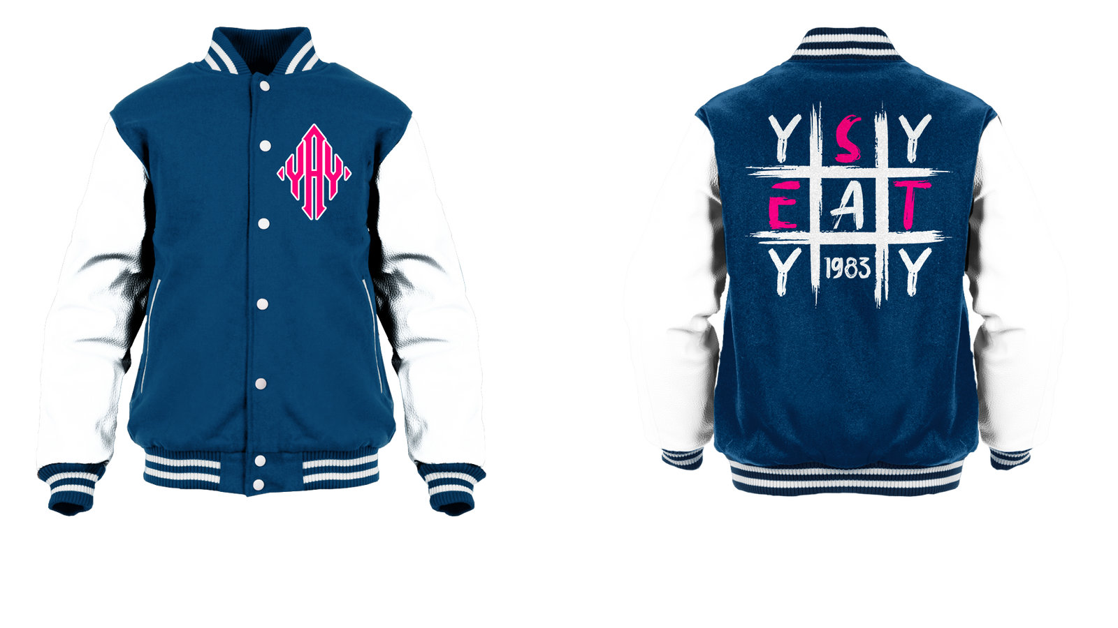 Tic Tac Yay Diamond Logo Varsity Jacket