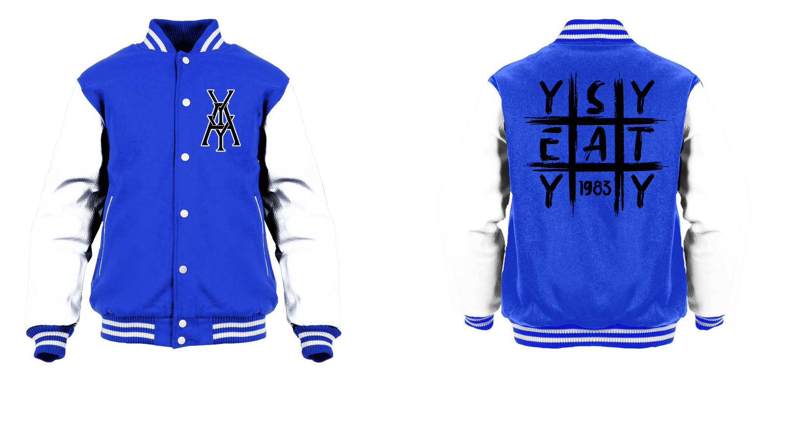 Tic Tac Yay Monogram Logo Varsity Jacket