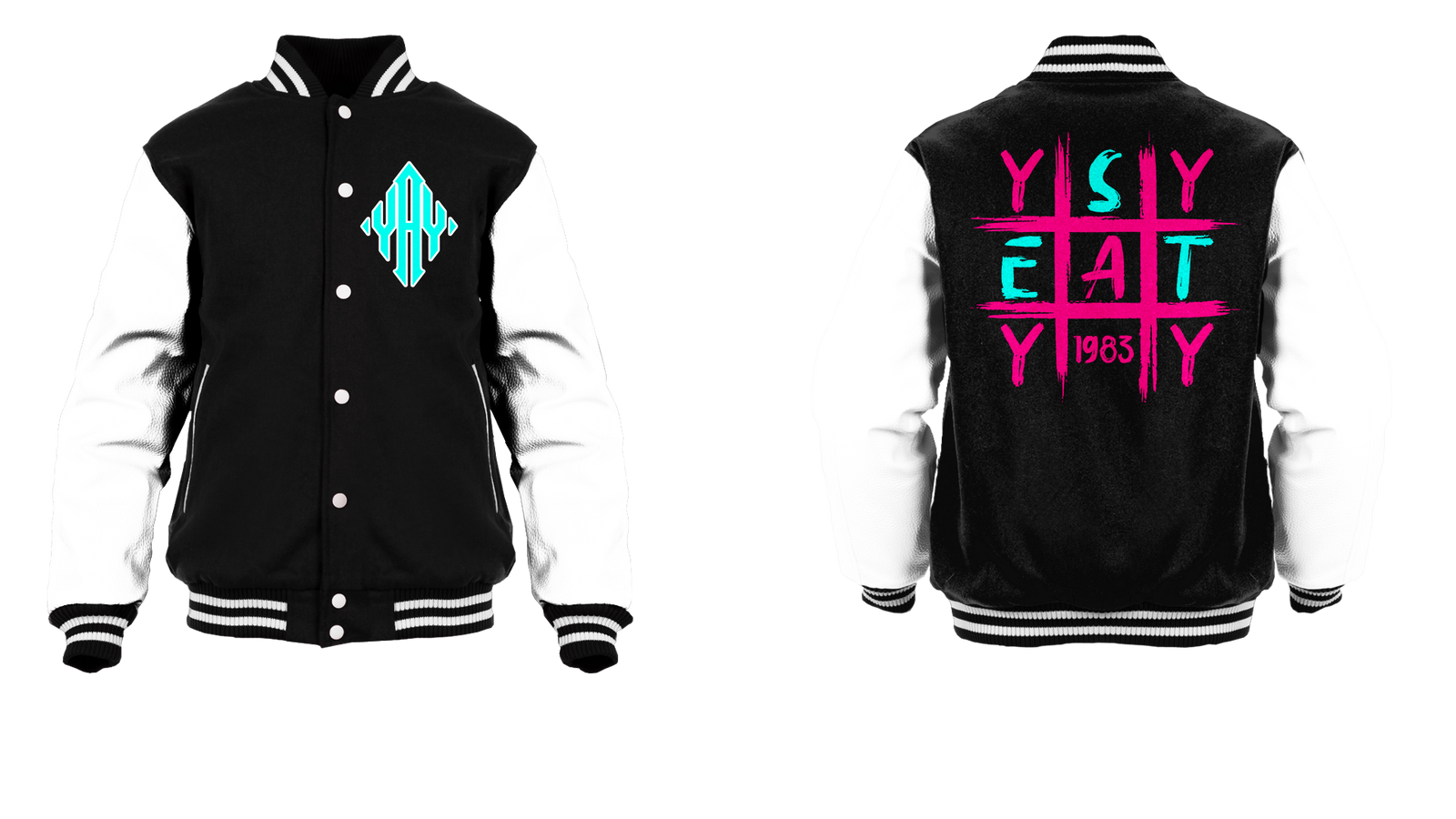 Tic Tac Yay Diamond Logo Varsity Jacket