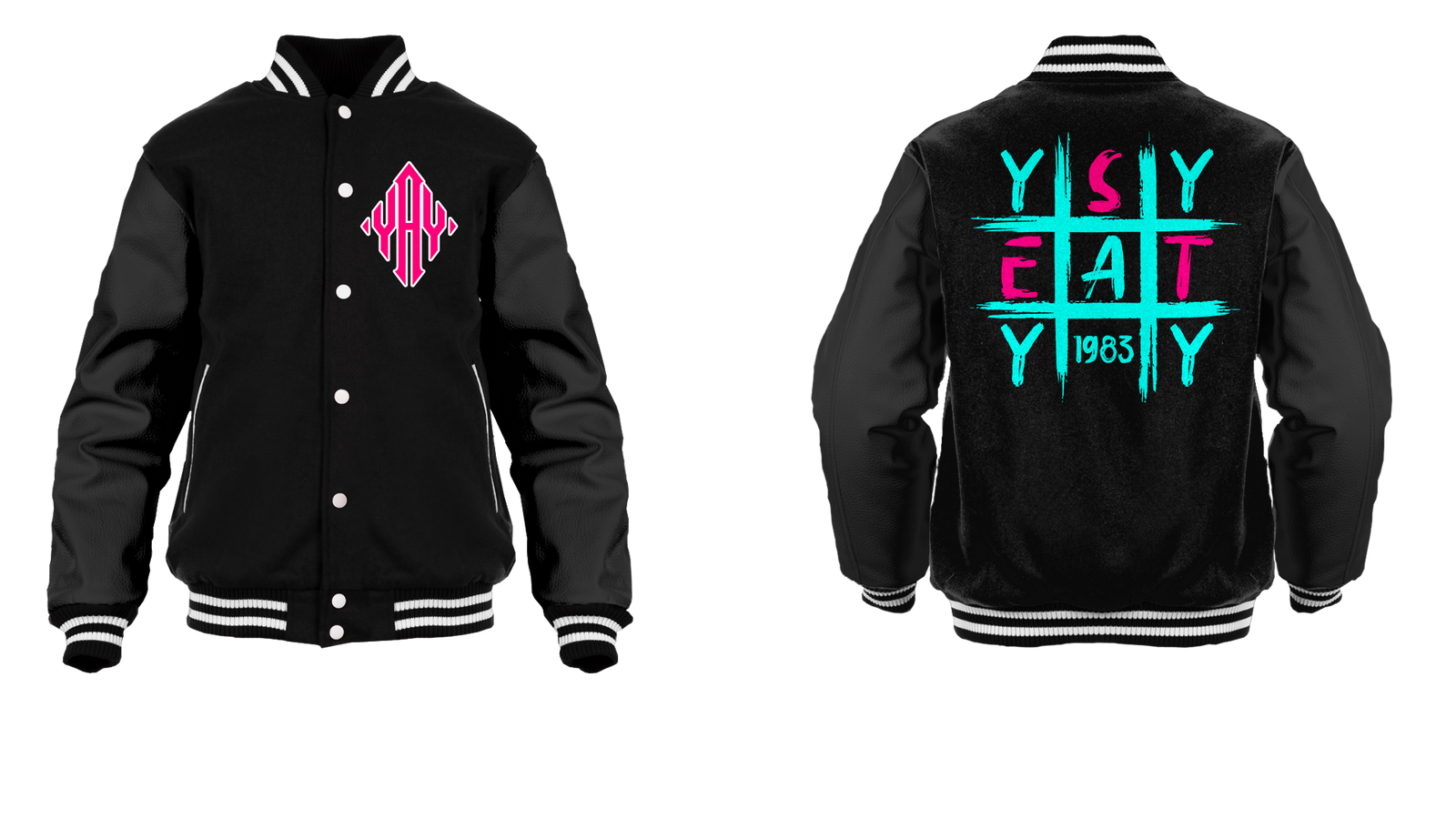 Tic Tac Yay Diamond Logo Varsity Jacket