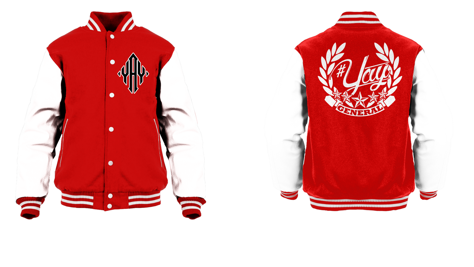 General Yay Diamond Logo Varsity Jacket