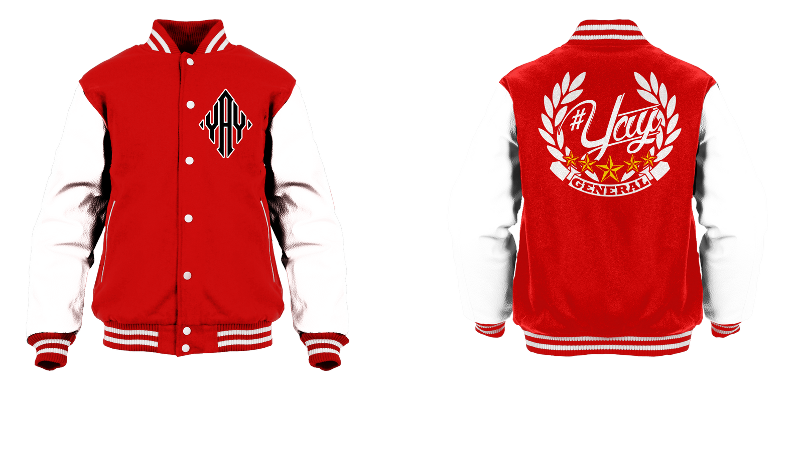 General Yay Diamond Logo Varsity Jacket