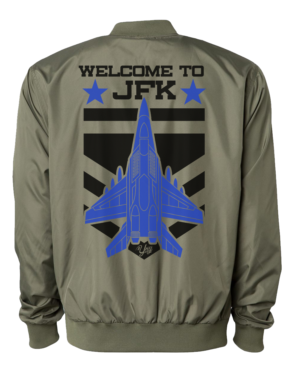 Diamond YAY JFK JET 2 Bomber Jacket (Army Green)