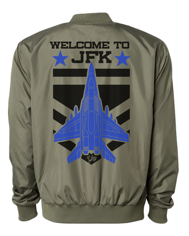Diamond YAY JFK JET 1 Bomber Jacket (Army Green)