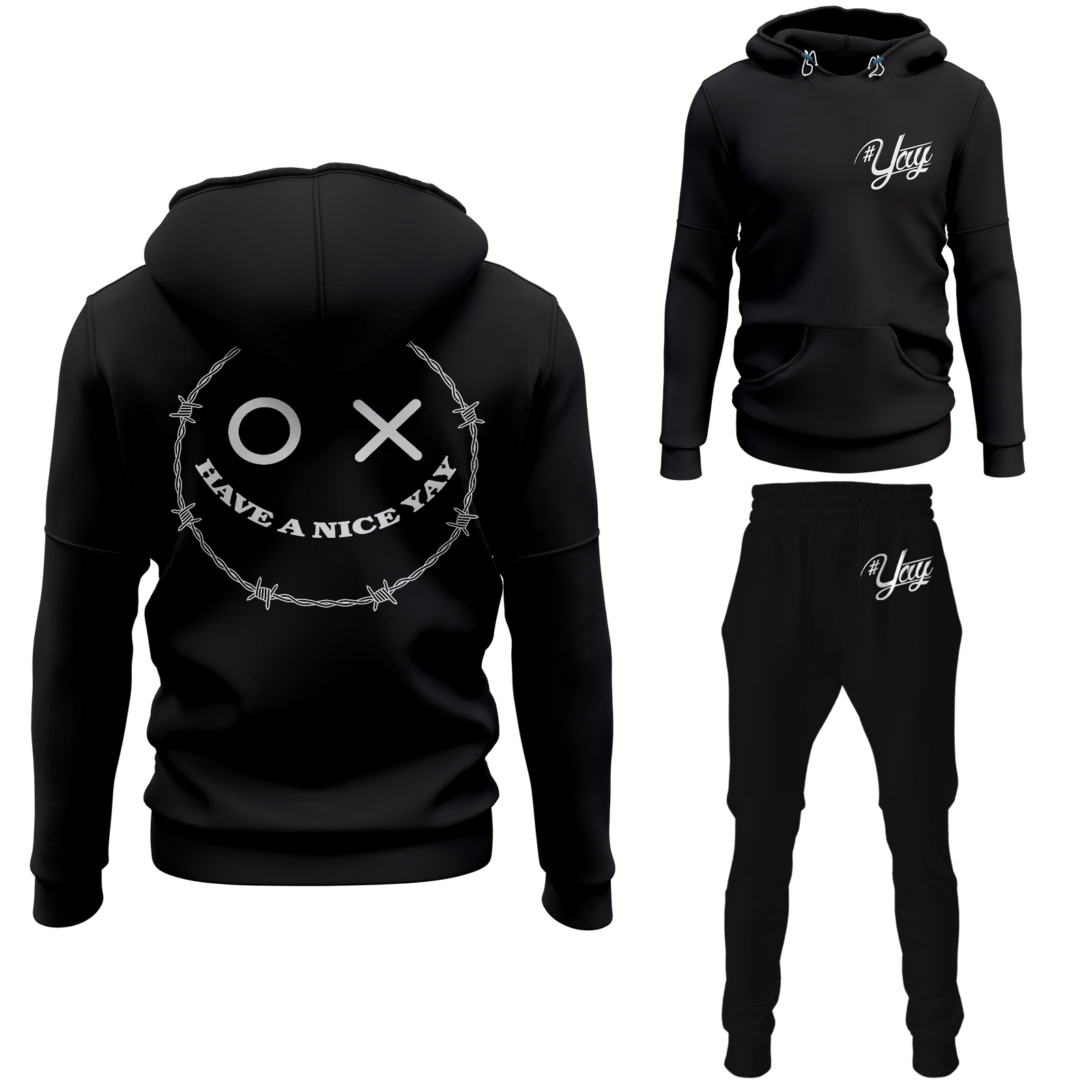 Chinx Drugz Barbed Yay Pullover Sweatsuits