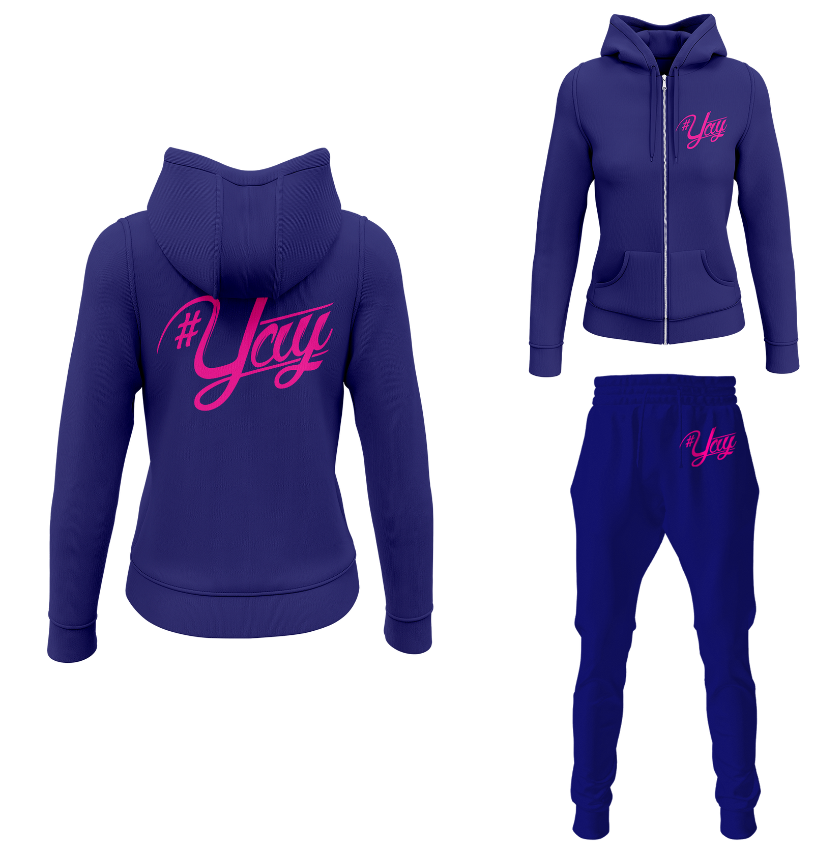 Women's Classic Yay Zipped Sweatsuits