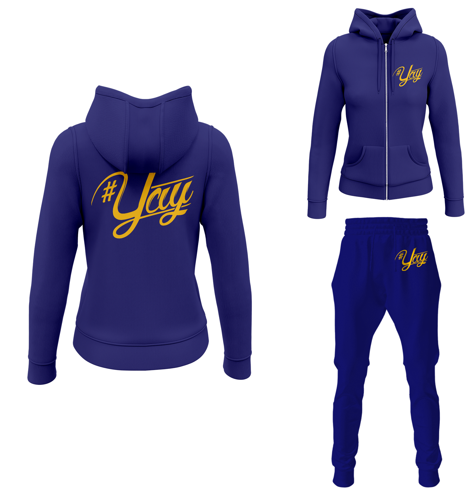 Women's Classic Yay Zipped Sweatsuits