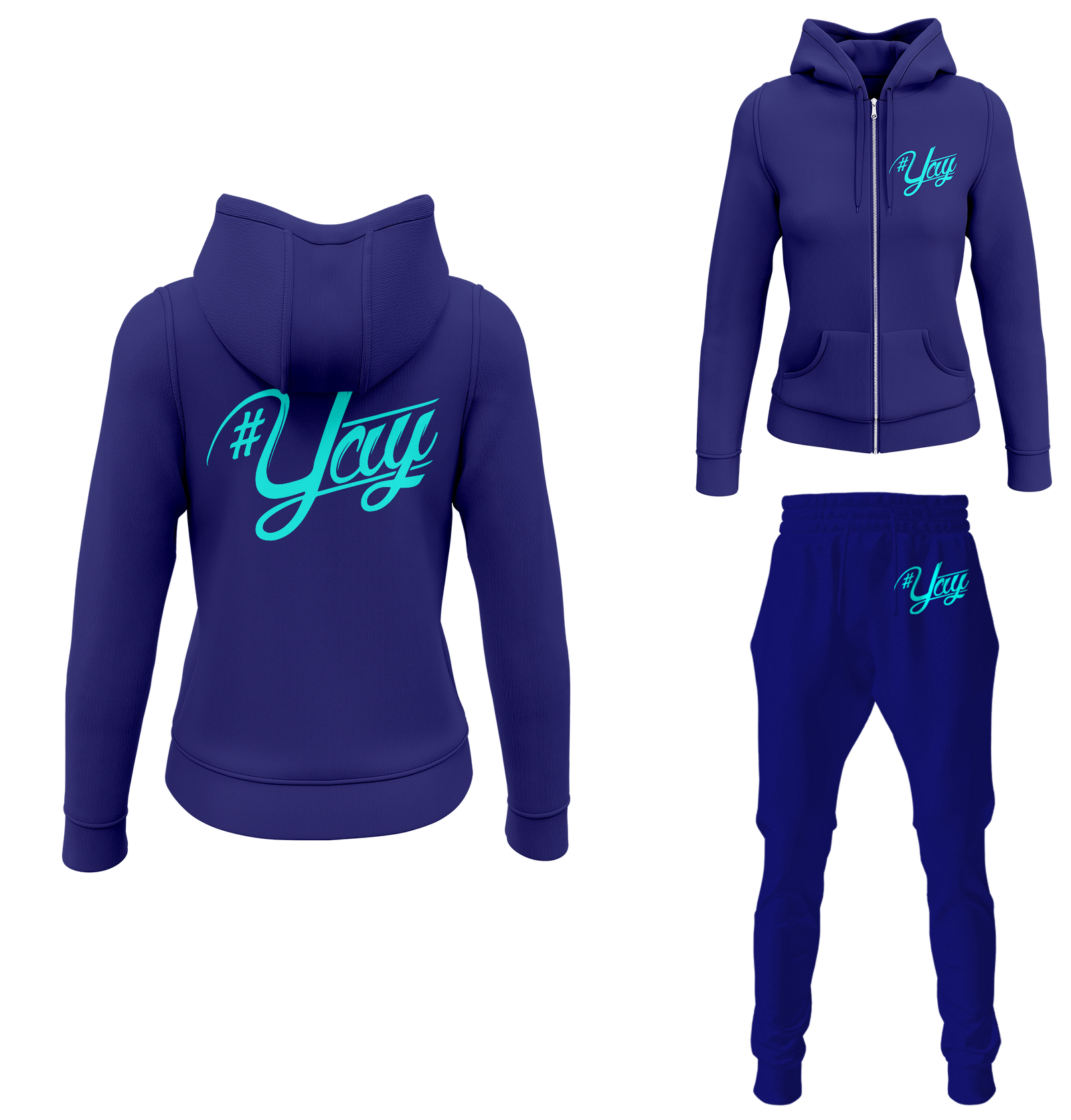 Women's Classic Yay Zipped Sweatsuits