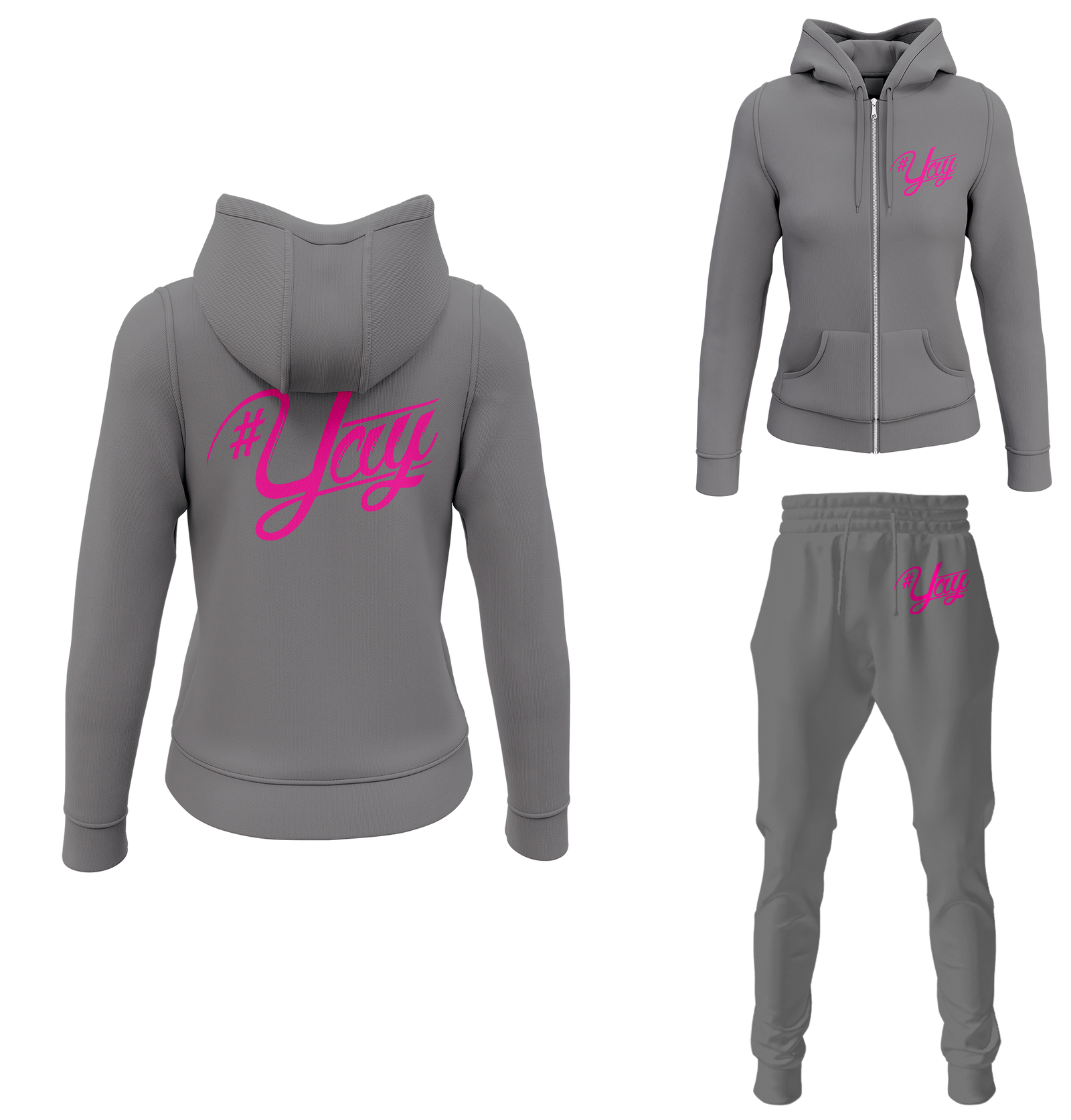 Women's Classic Yay Zipped Sweatsuits