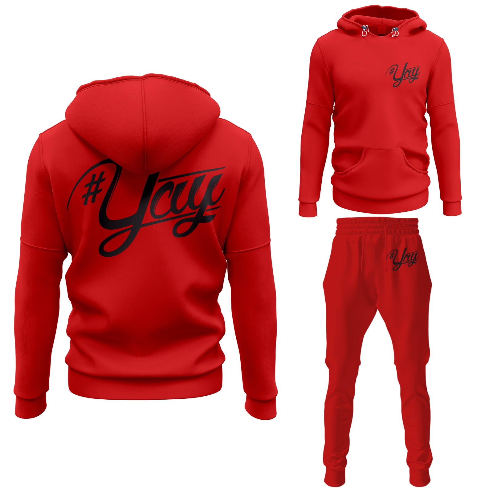 Chinx Mens Classic Yay Pullover Sweatsuits