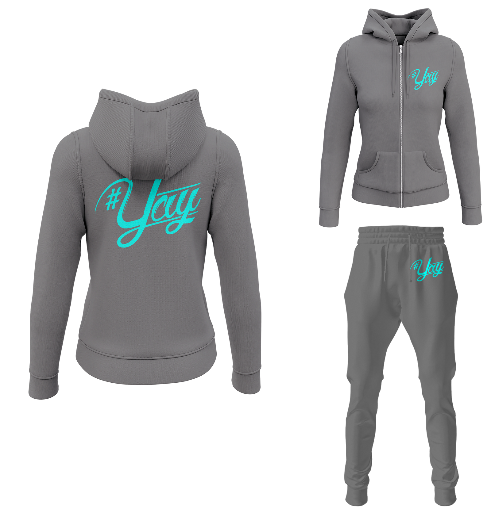 Women's Classic Yay Zipped Sweatsuits