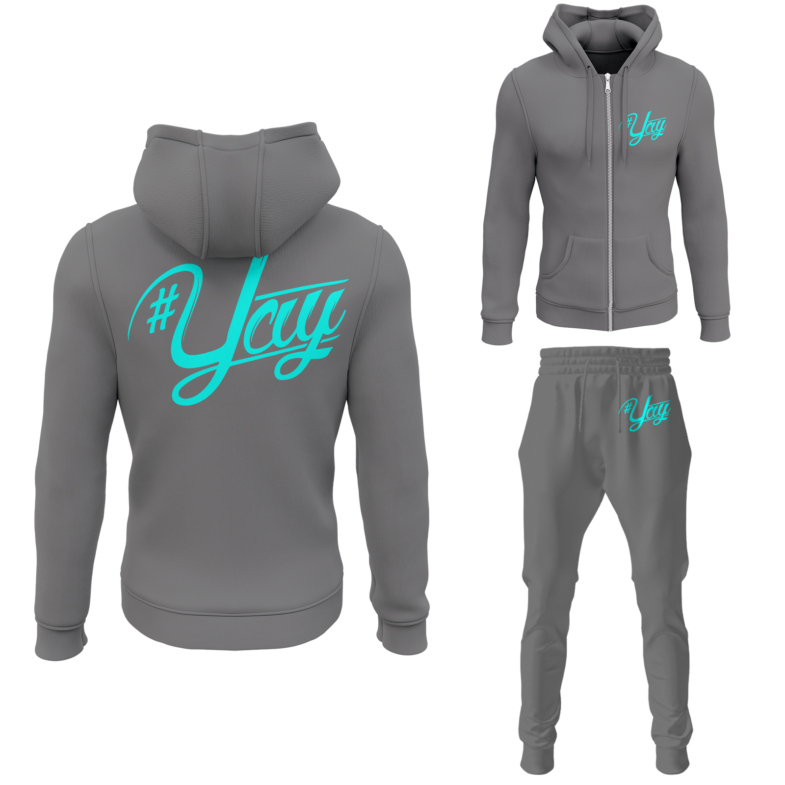 Chinx Men's Classic Yay Zipped Sweatsuits