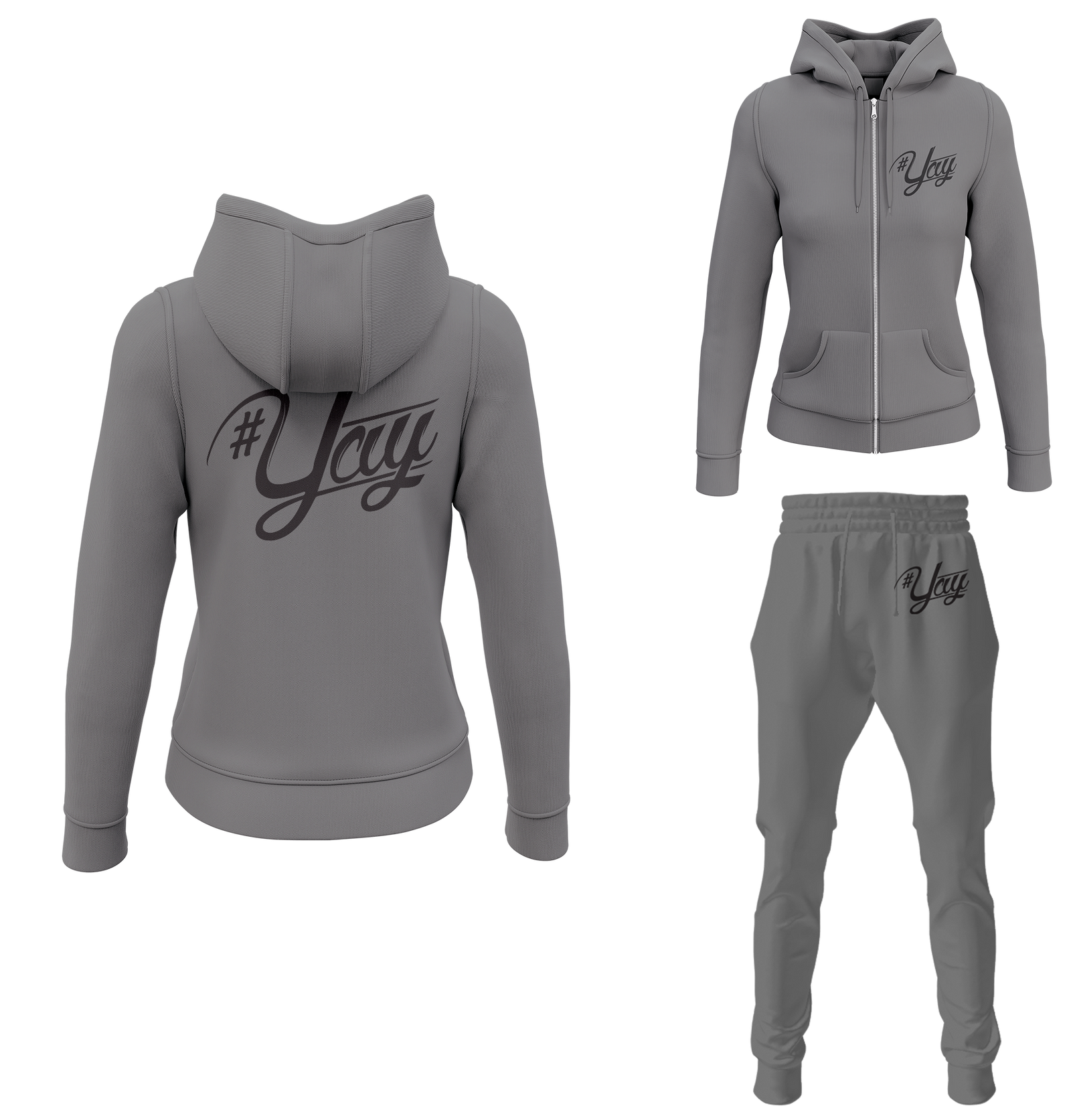 Women's Classic Yay Zipped Sweatsuits