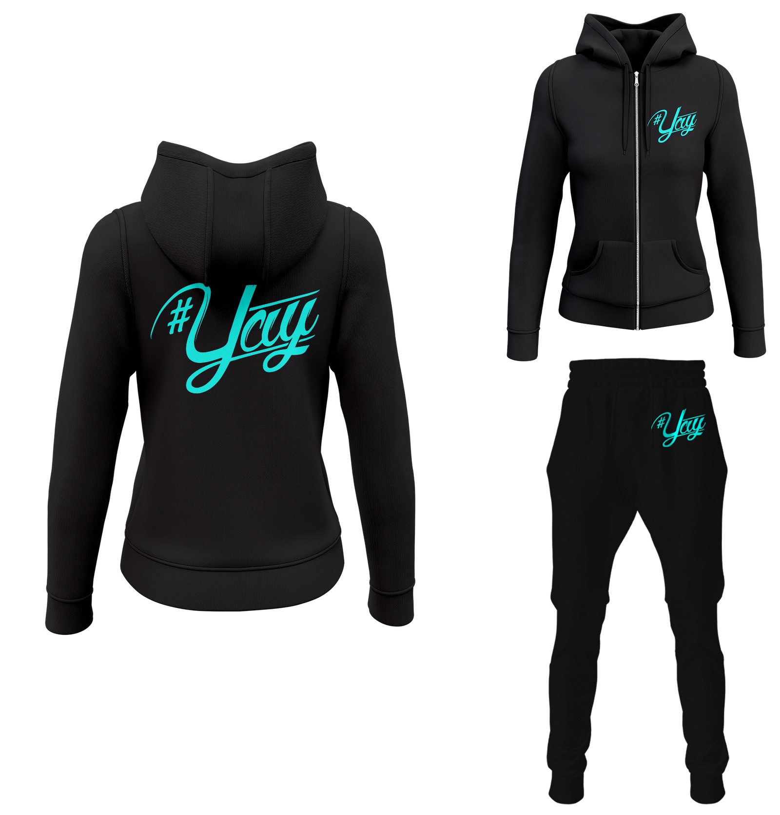Women's Classic Yay Zipped Sweatsuits