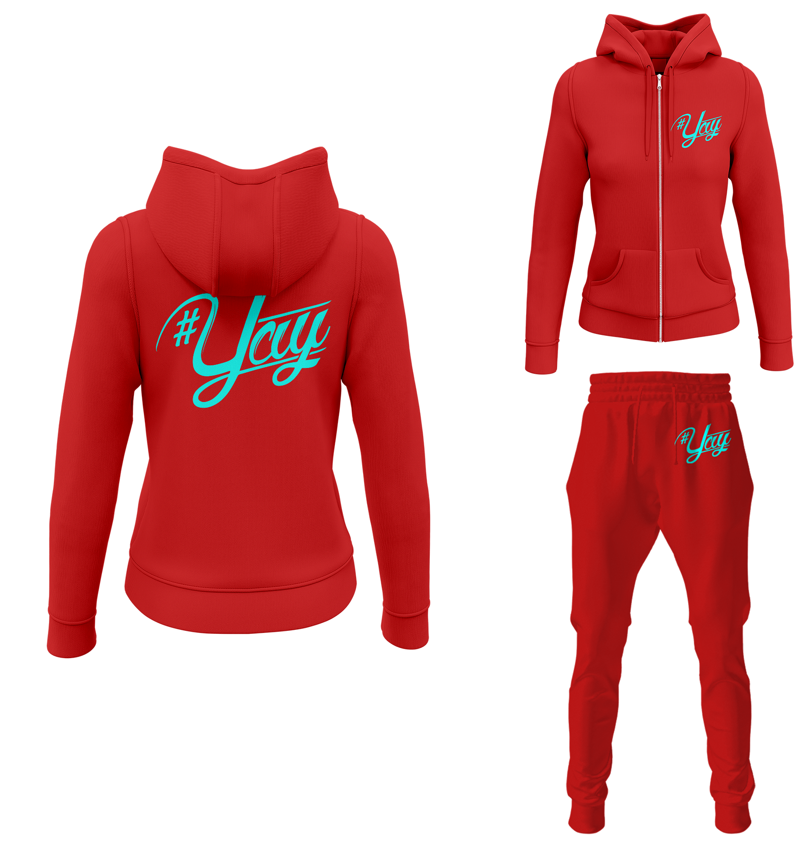 Women's Classic Yay Zipped Sweatsuits