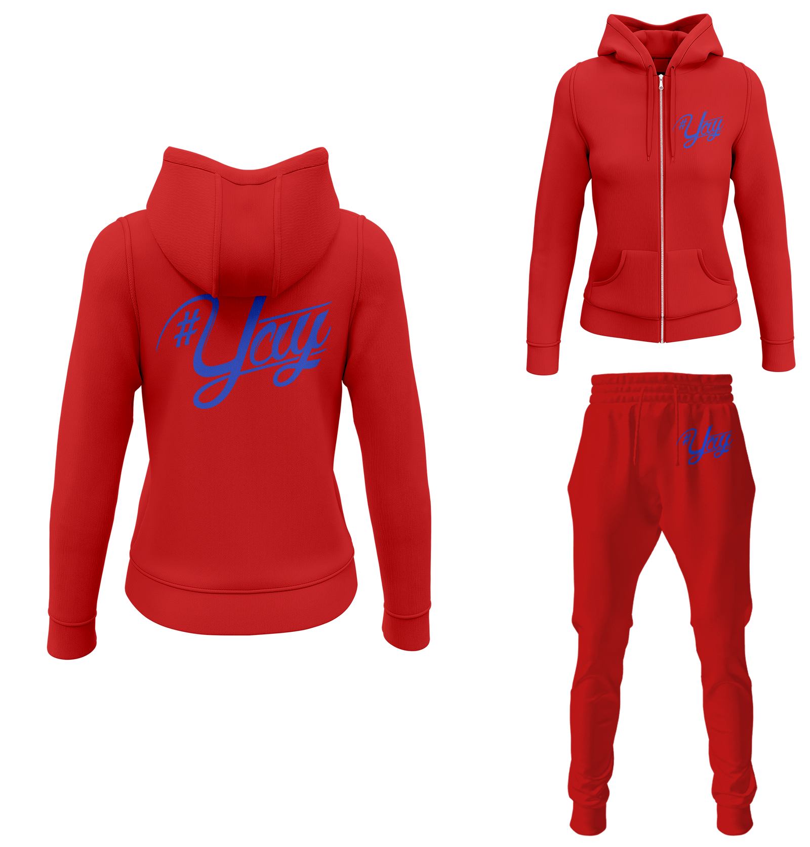 Women's Classic Yay Zipped Sweatsuits