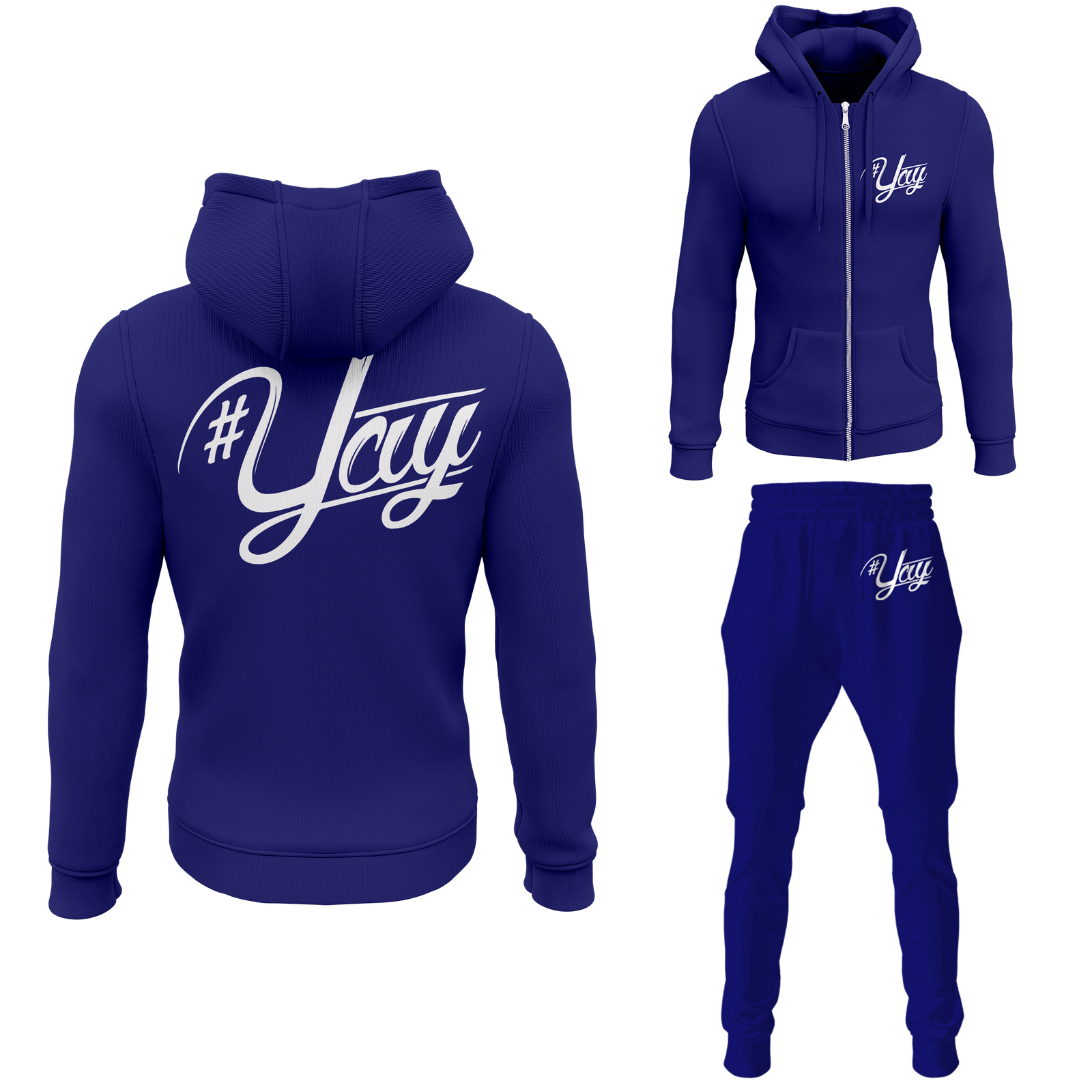 Chinx Men's Classic Yay Zipped Sweatsuits