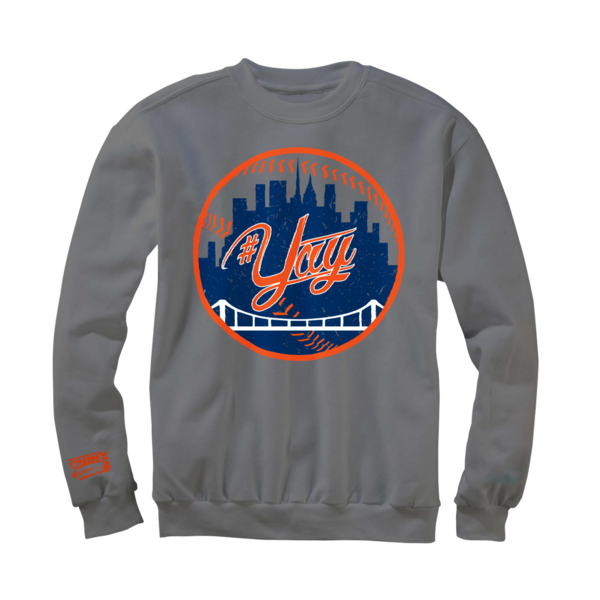 Chinx Yay Mets Crew Neck – FOUR KINGS LTD
