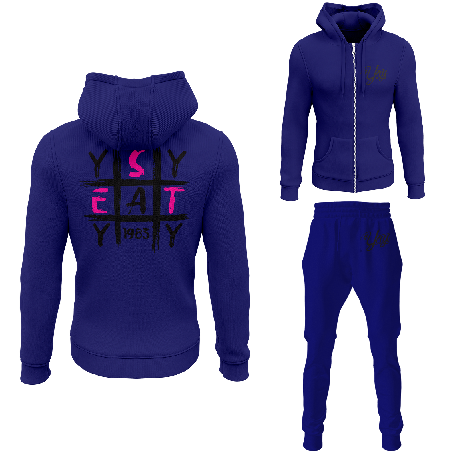 Men's Tic Tac Yay Zipped Sweatsuits