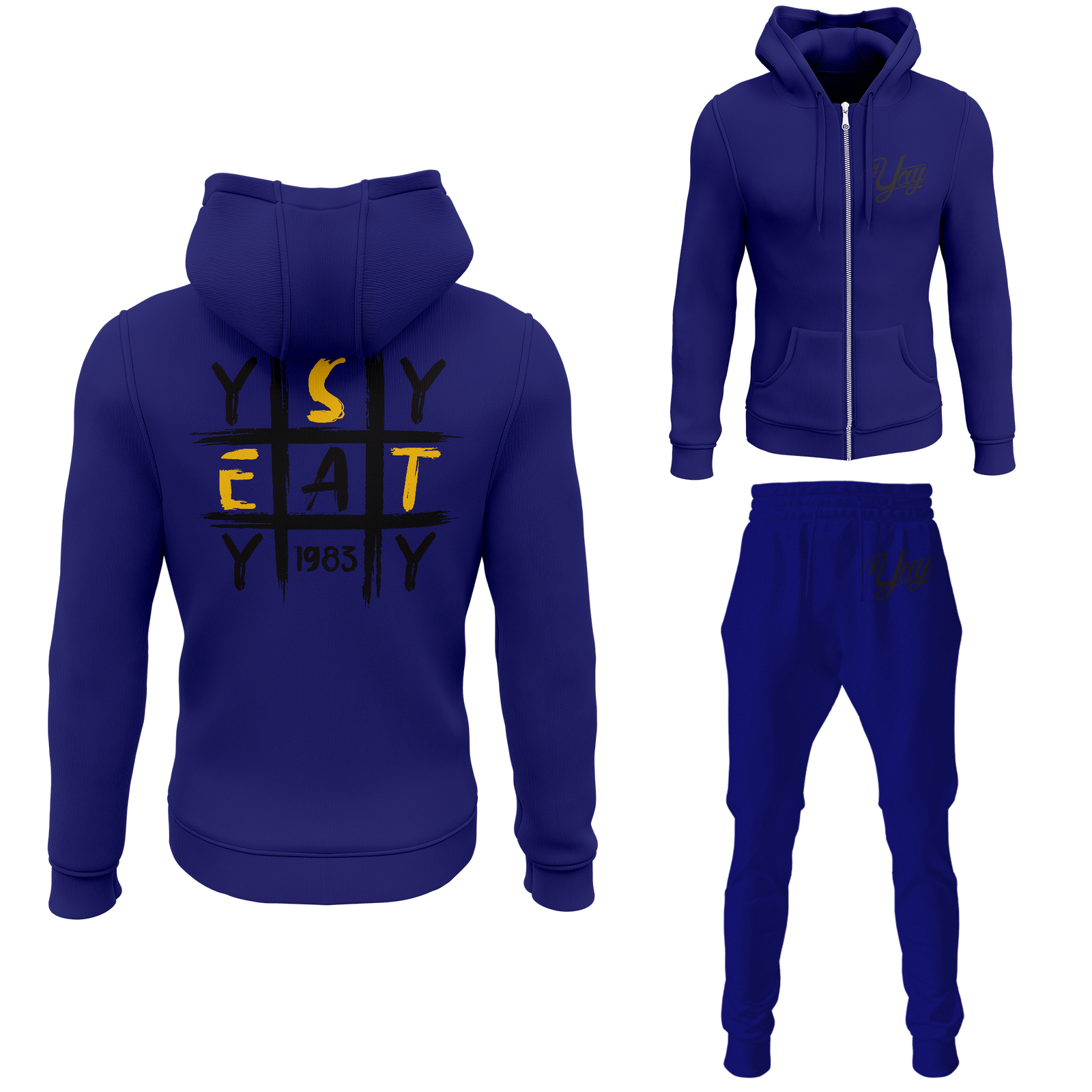 Men's Tic Tac Yay Zipped Sweatsuits