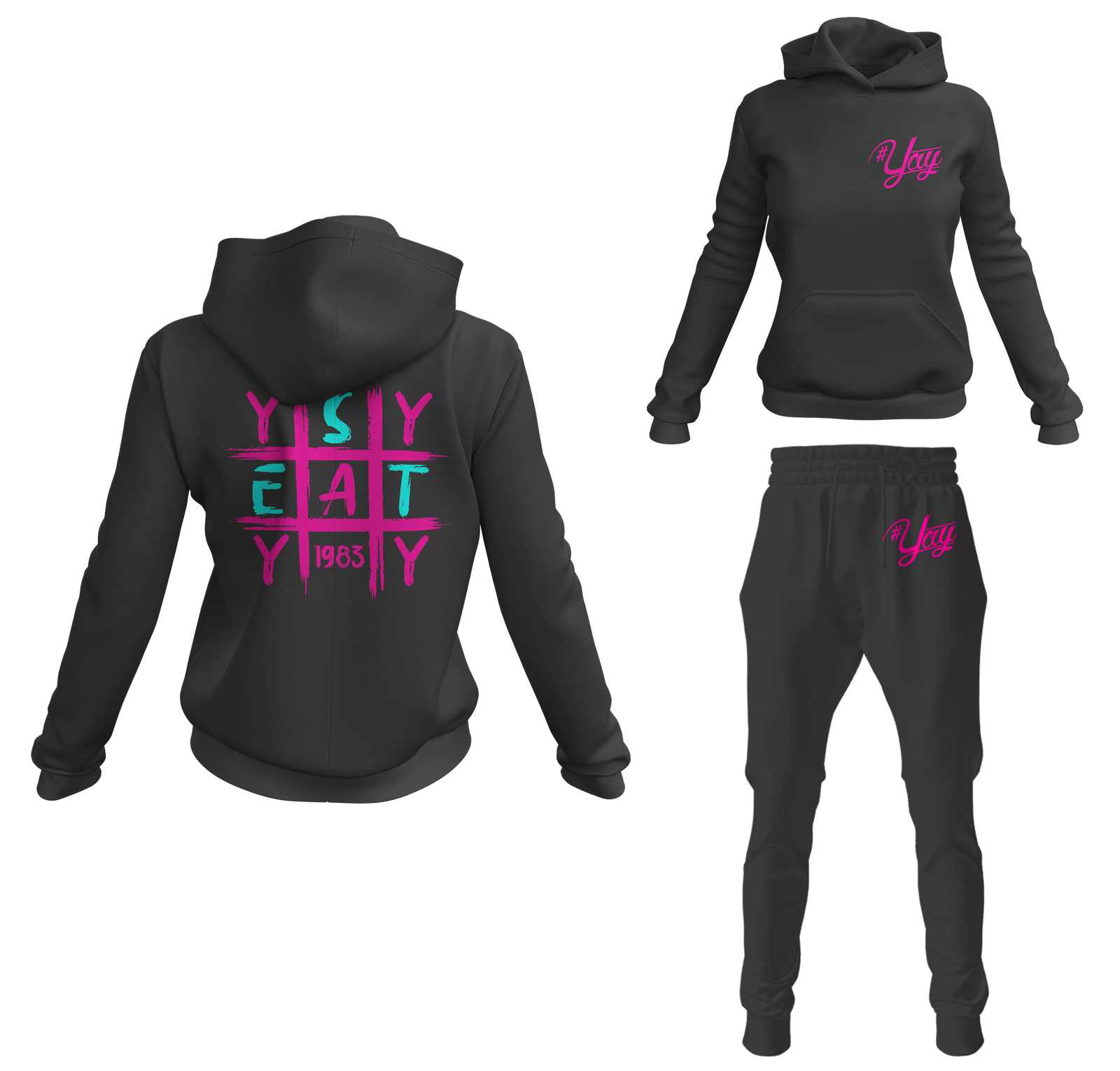 Women's Tic Tac Yay Pullover Sweatsuits
