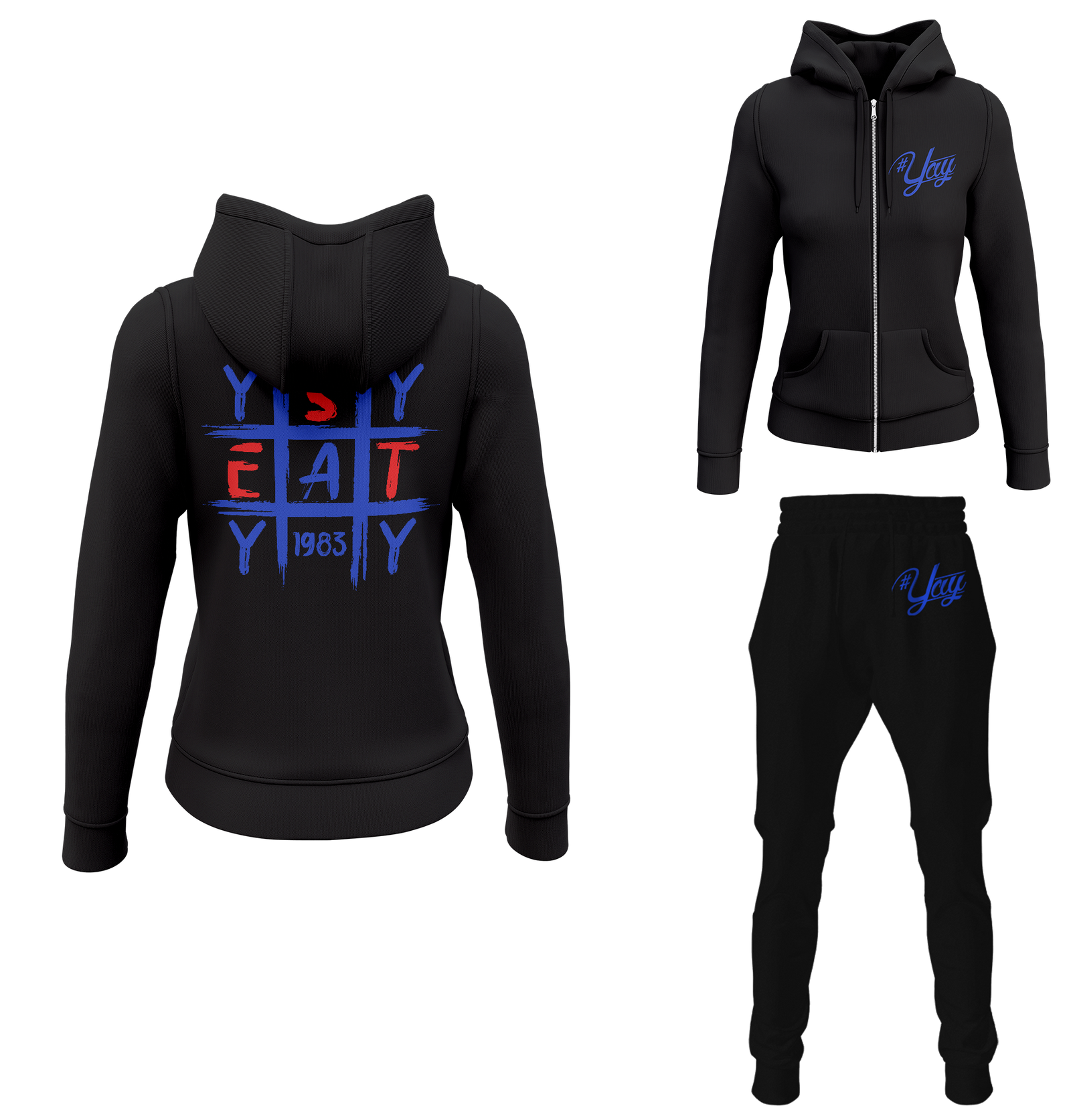 Women's Tic Tac Yay Zipped Sweatsuits