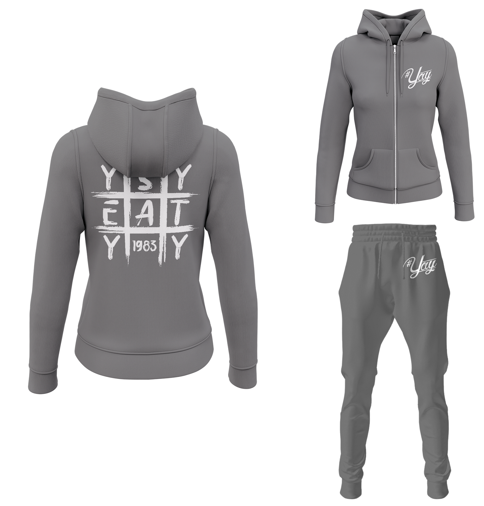 Women's Tic Tac Yay Zipped Sweatsuits