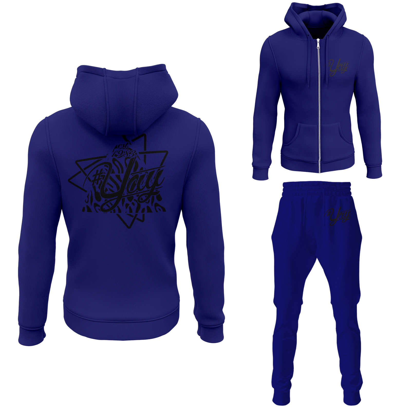 Men's Tri Yay Zipped Sweatsuits