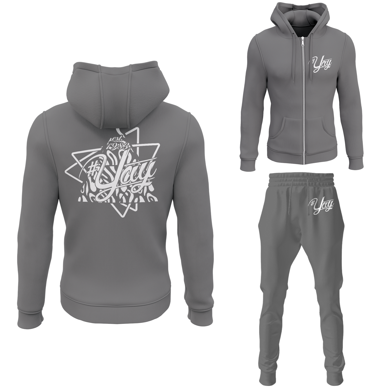 Men's Tri Yay Zipped Sweatsuits