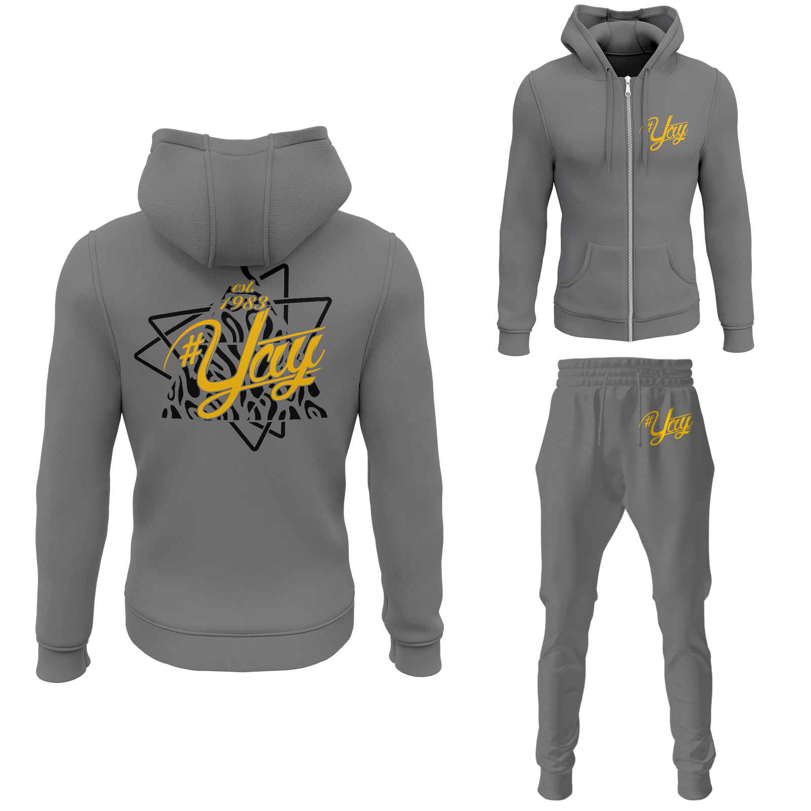 Men's Tri Yay Zipped Sweatsuits