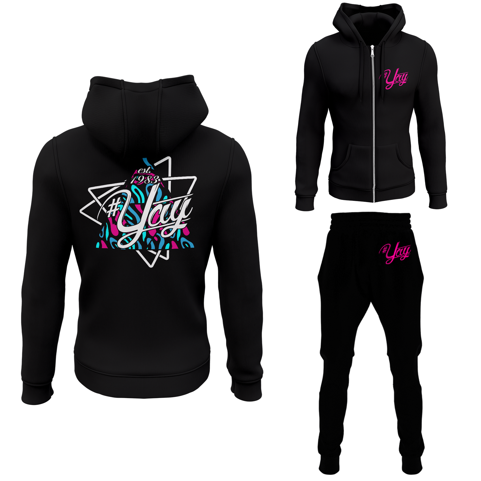 Men's Tri Yay Zipped Sweatsuits