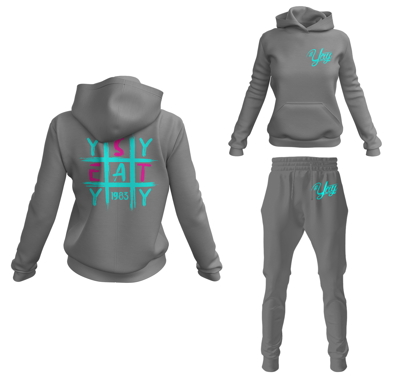 Women's Tic Tac Yay Pullover Sweatsuits