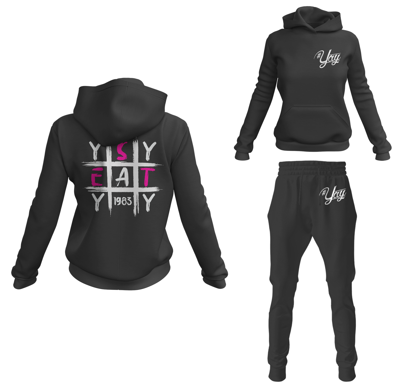 Women's Tic Tac Yay Pullover Sweatsuits
