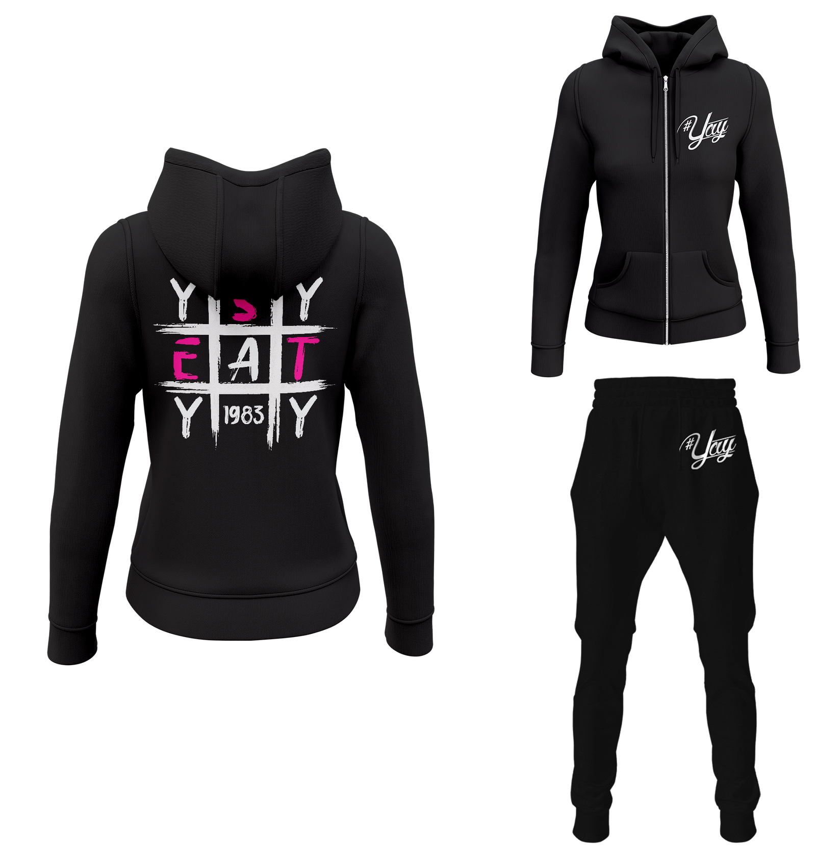 Women's Tic Tac Yay Zipped Sweatsuits