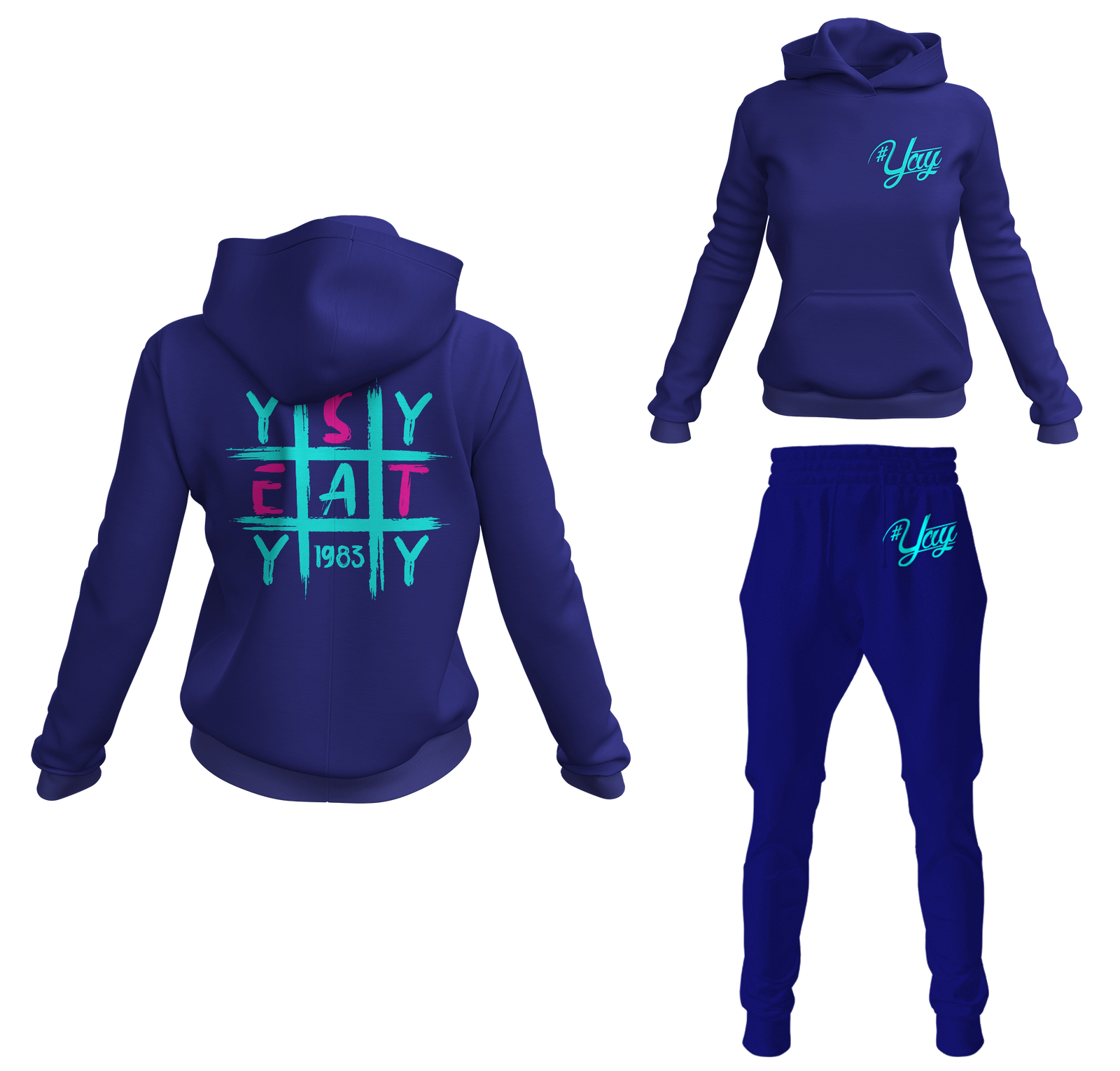 Women's Tic Tac Yay Pullover Sweatsuits