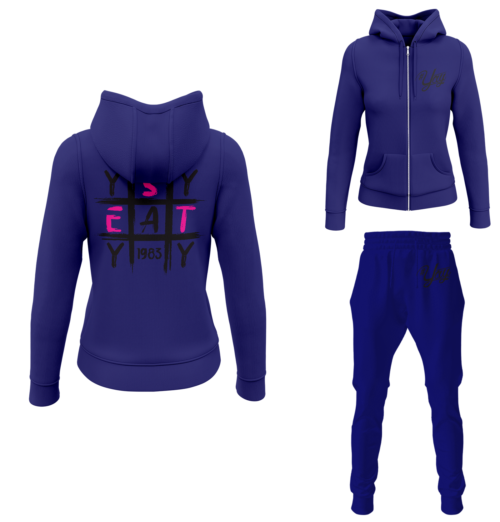 Women's Tic Tac Yay Zipped Sweatsuits