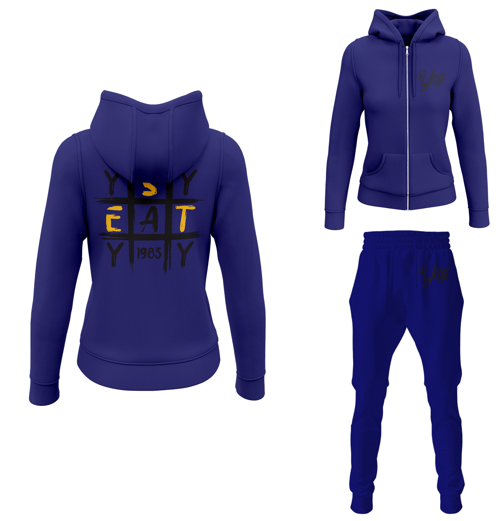 Women's Tic Tac Yay Zipped Sweatsuits