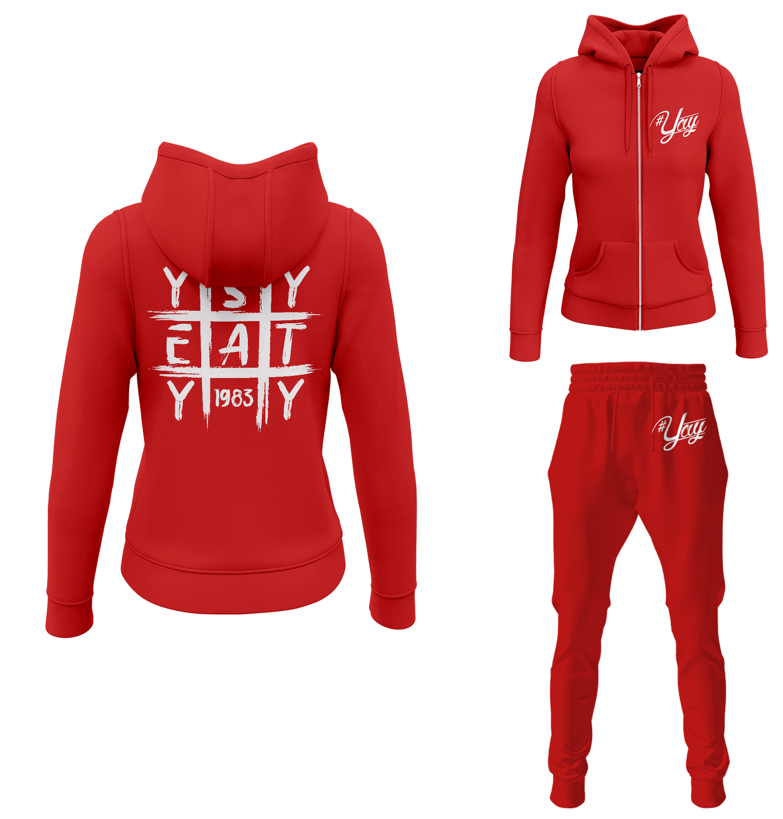 Women's Tic Tac Yay Zipped Sweatsuits