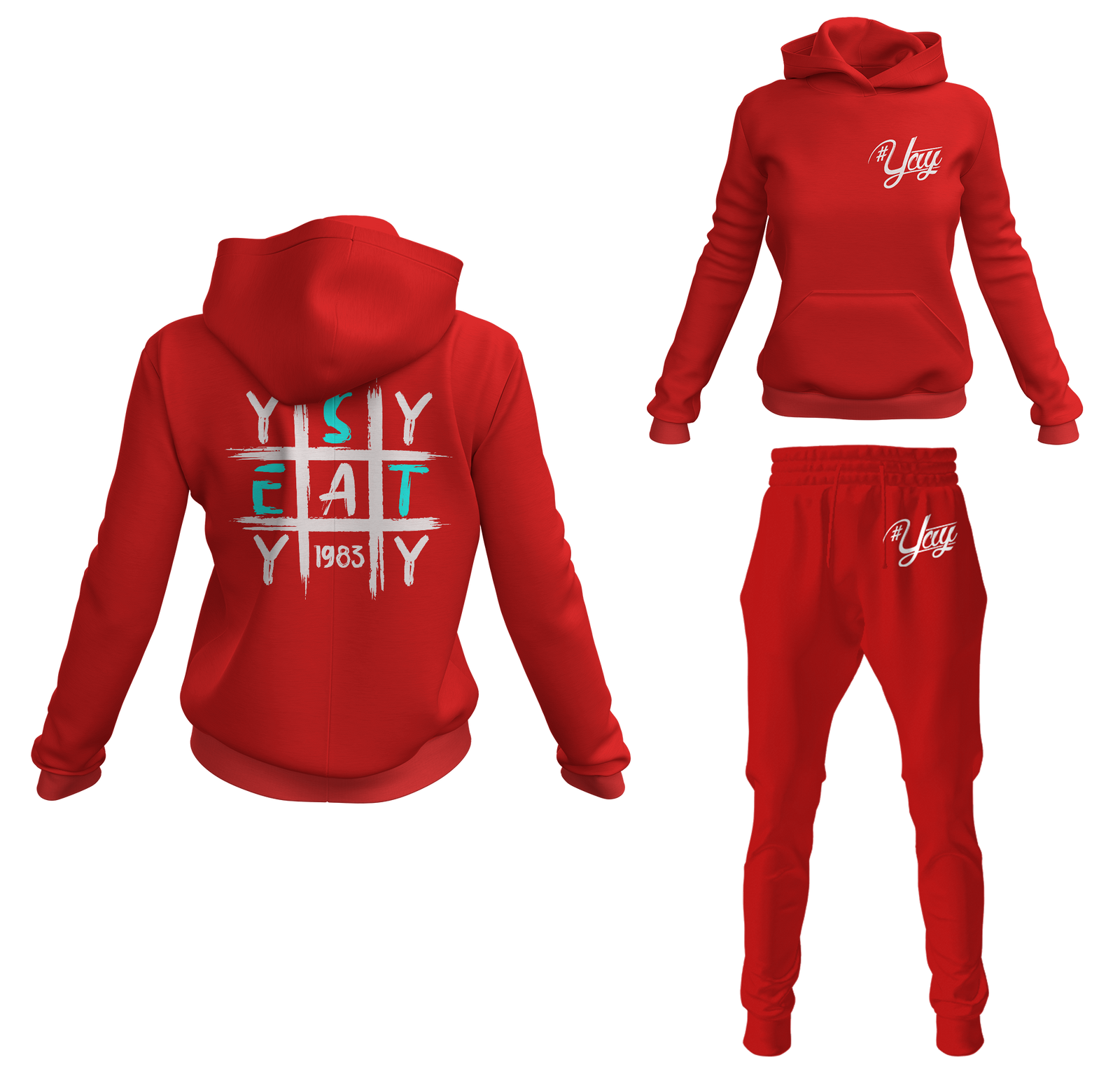 Women's Tic Tac Yay Pullover Sweatsuits