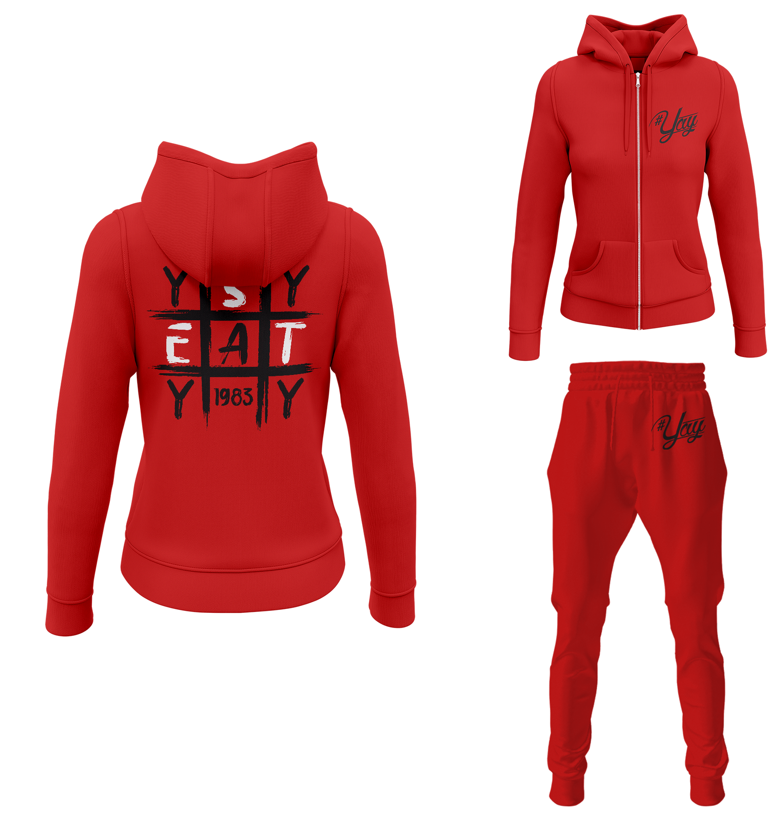Women's Tic Tac Yay Zipped Sweatsuits
