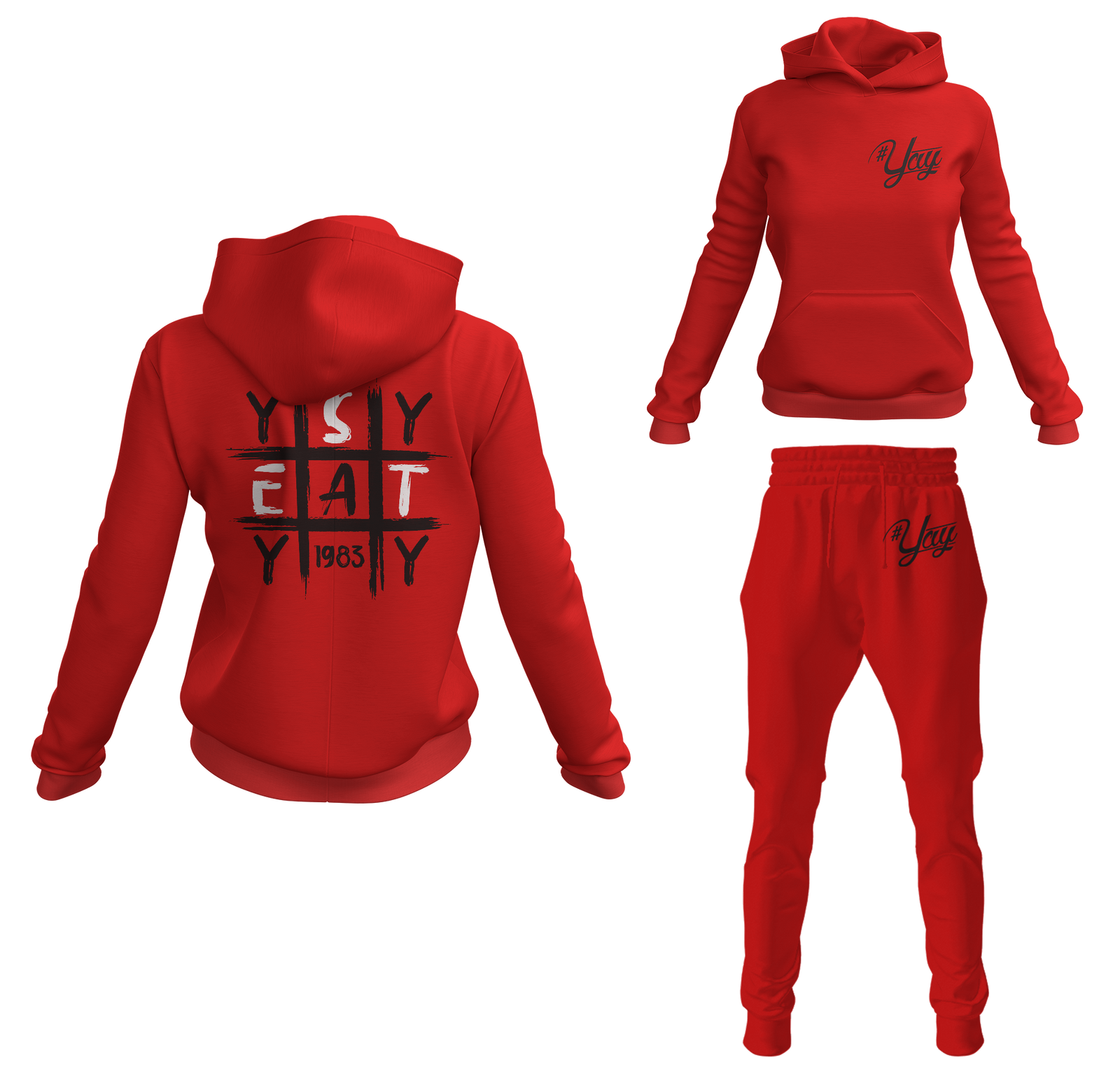 Women's Tic Tac Yay Pullover Sweatsuits