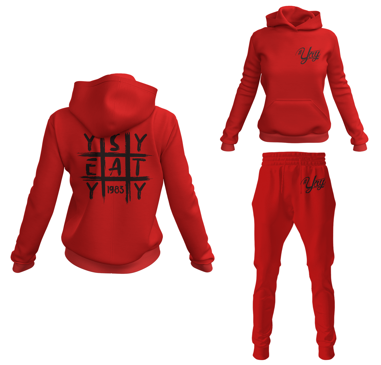 Women's Tic Tac Yay Pullover Sweatsuits