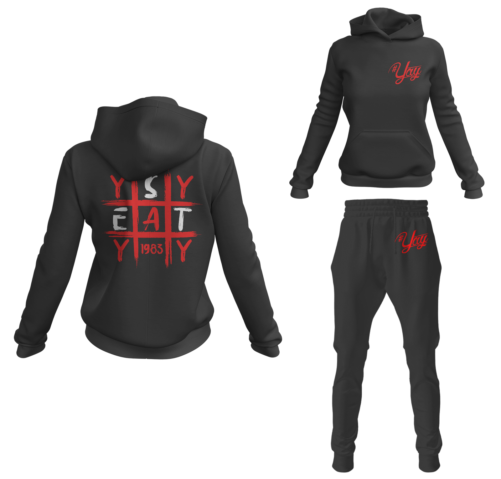 Women's Tic Tac Yay Pullover Sweatsuits