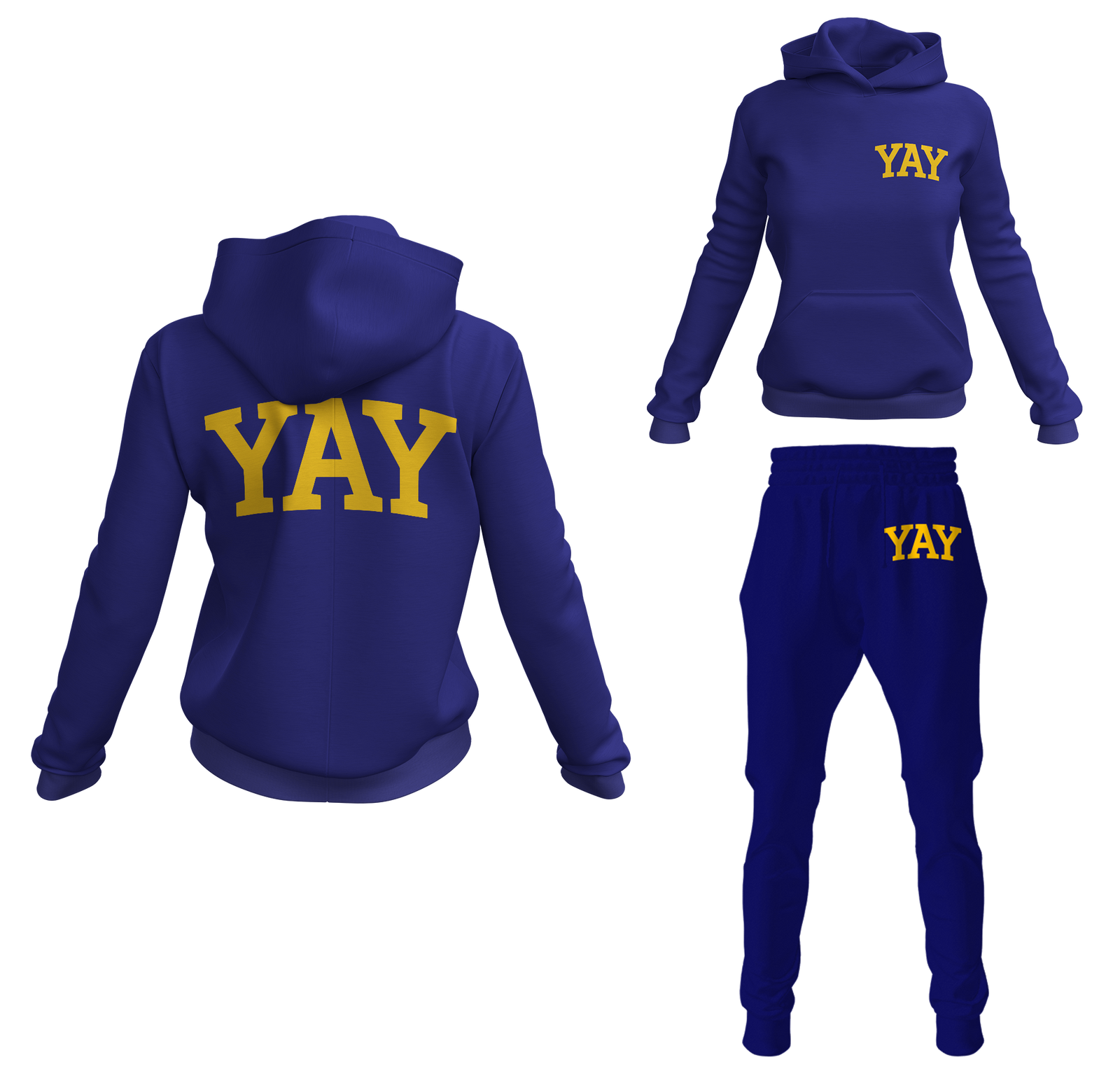 Women's Block Yay Pullover Sweatsuits
