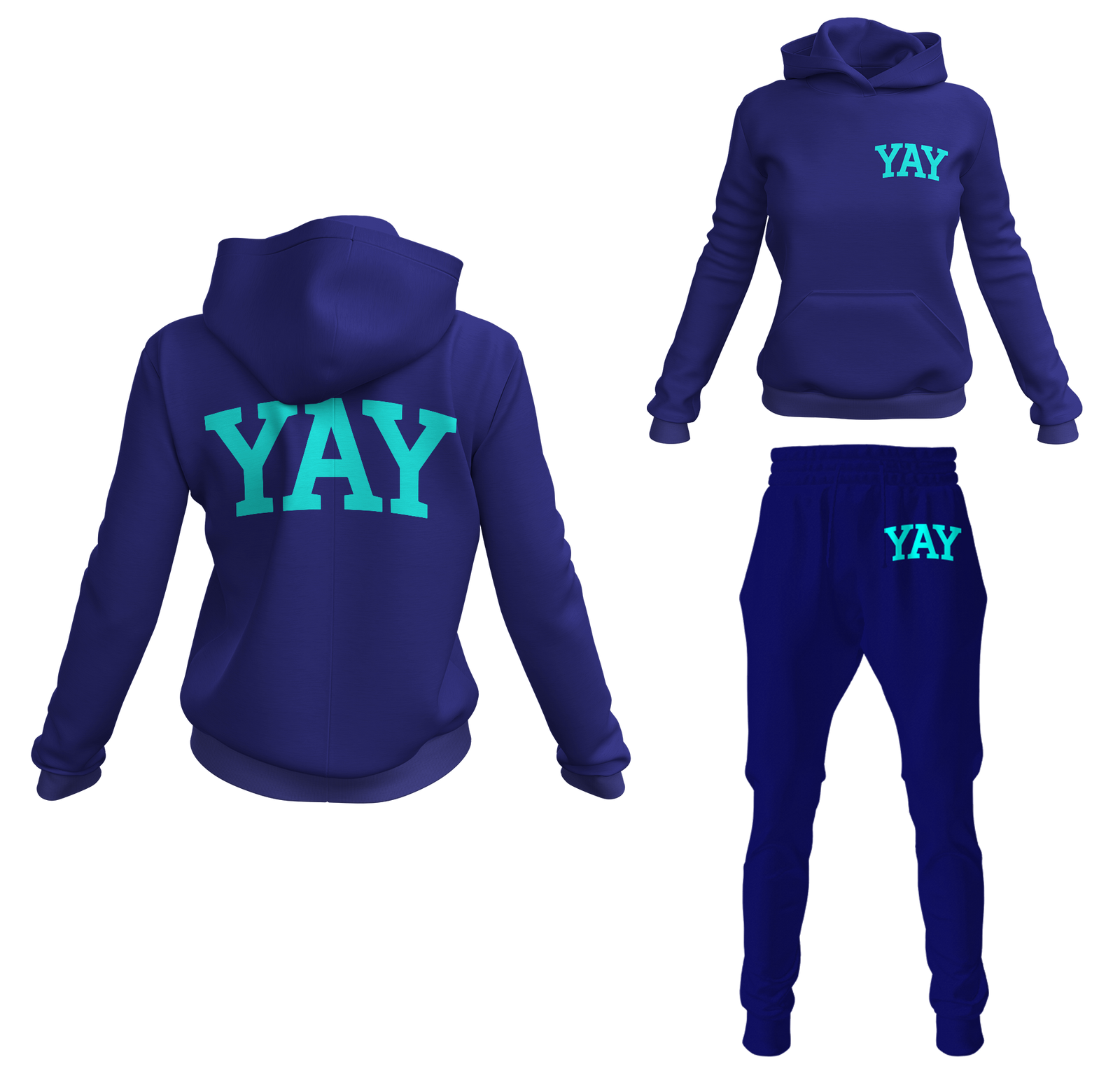 Women's Block Yay Pullover Sweatsuits