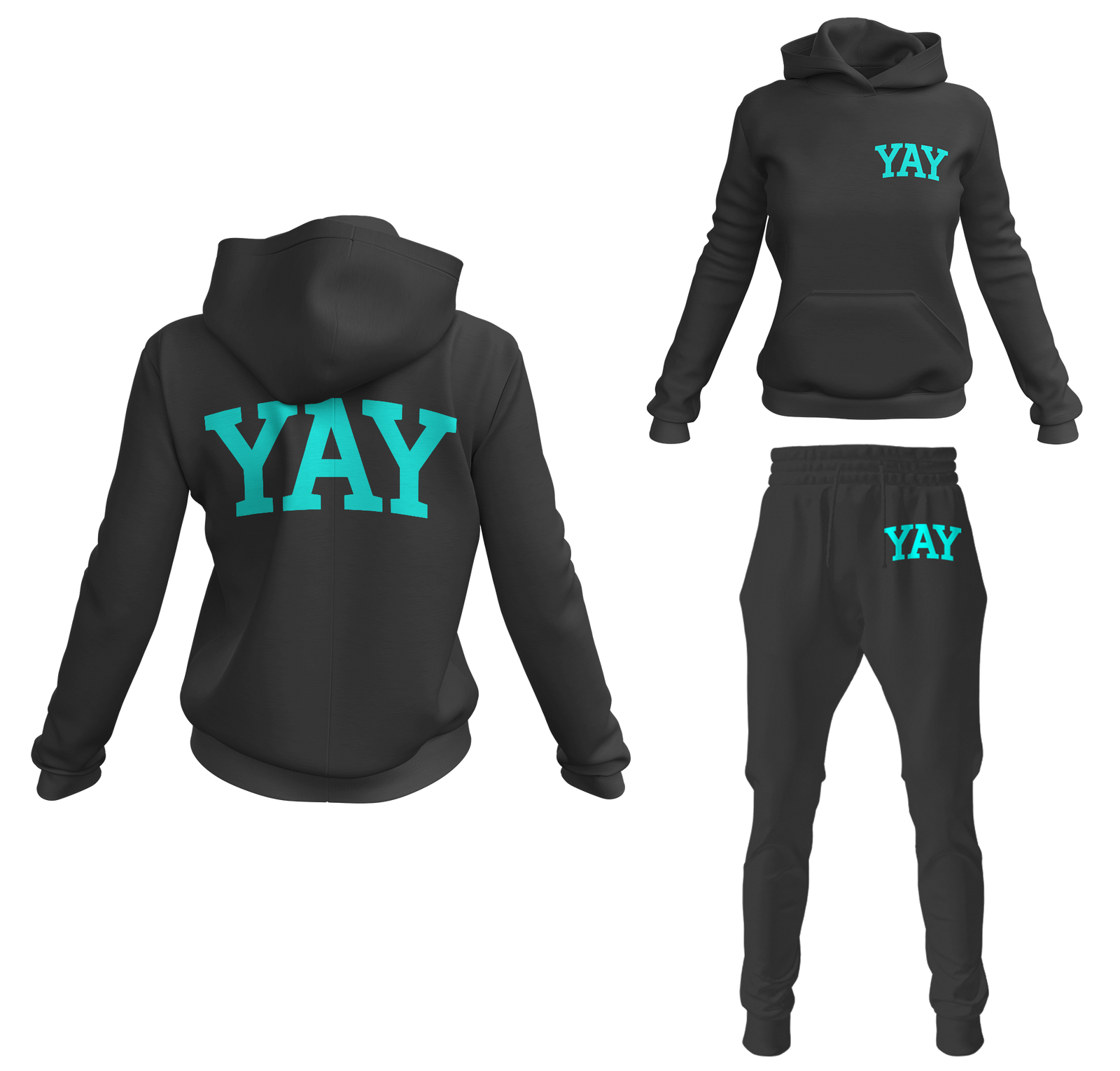 Women's Block Yay Pullover Sweatsuits